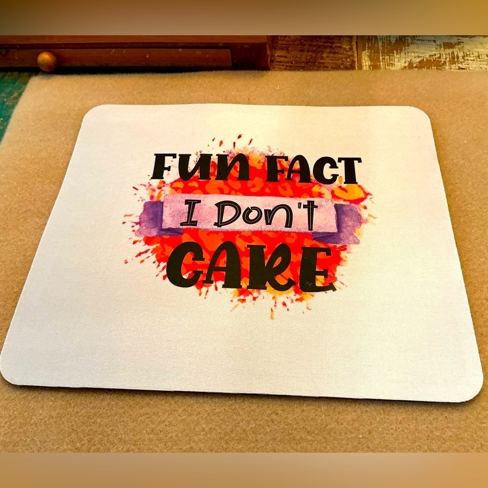 Hand Pressed Mouse Pad!  Brand New!